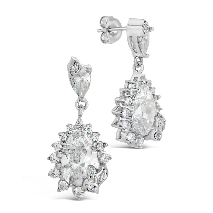 Sienna CZ Statement Stud Earrings