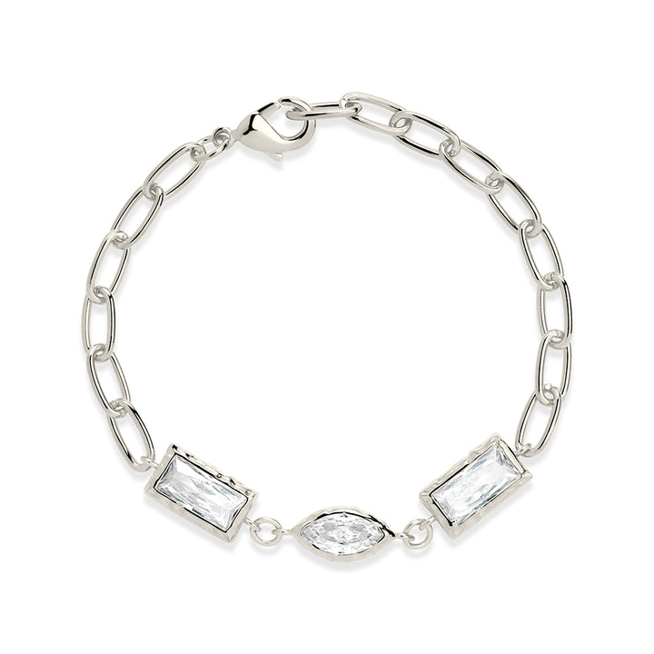 Tate CZ Chain Bracelet